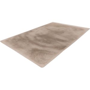 Lalee Heaven - Vloerkleed - Tapijt – Karpet - Hoogpolig - Superzacht - Fluffy - Shiny- Silk look- rabbit- 160x230 cm licht taupe