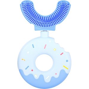 tandenborstel kind - baby tandenborstel u vorm - baby tandenborstel bijtring - U-vorm - siliconen - bpa free - 2 tot 7 jaar