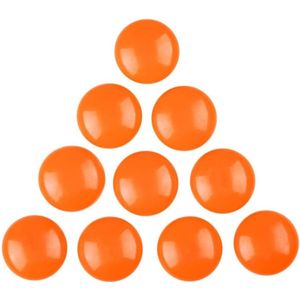 Kantoormagneten 30 mm notitiebordplanningmagneten rood/geel/oranje/paars/groene koelkast en whiteboardmagneten magnetische knop 50 stks/100 stuks (50 stks oranje)