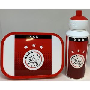 Ajax Voordeelset Lunchbox en Pop up Drinkfles