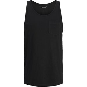 JACK&JONES JORVARENNA SLUB TANK TOP Heren Tanktop - Black