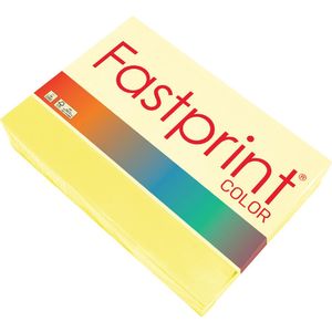 Kopieerpapier fastprint a4 80gr zwavelgeel | Pak a 500 vel