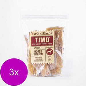 Timo Paardenpees - Hondensnacks - 3 x 250 g