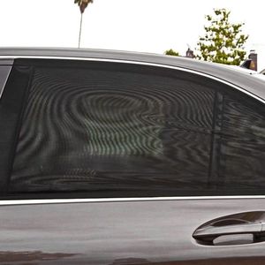 Universele Auto Zijruit Schaduw Ademend Mesh Zonnescherm - UV-stralen Bescherming - Auto Voertuig Vrachtwagen SUV - Achterruit - Gordijn Vouwen Zonneklep Netto .