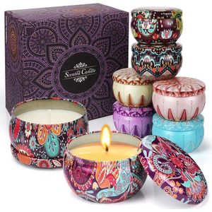 Scented Candle Set – Geurkaarsen Cadeauset – Geurkaarsenset -  Geurkaarsen geschenkset