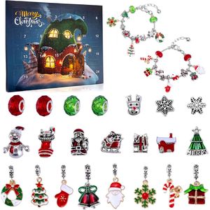 Blazelife Bracelet Adventskalender 2023 - 24 dagen - Advent Calendar - Geschenk- Kerstcadeau - Kerstpakket - Agaat mix - mit kettingen