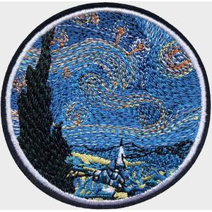 Van Gogh - Strijkpatch - Strijkapplicatie - Strijkembleem - Badge
