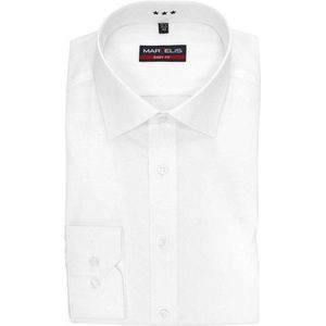 strijkvrij overhemd body fit wit (6799-64-00N)