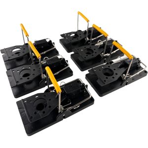 TWILG - Muizenvallen - Muizenklem voor binnen en buiten - 6 stuks - Muizenval - Mouse trap - 100% pakkans - Muizengif Alternatief