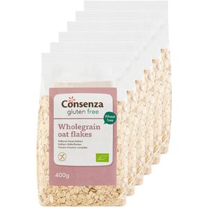 Consenza | Volkoren Havervlokken | 6 stuks | 6 x 400 gram