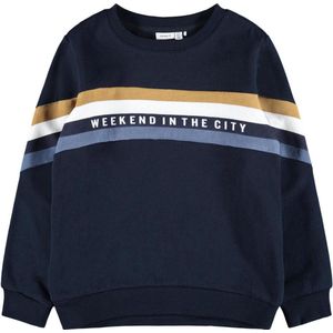 Name it sweater jongens - blauw - NKMotman - maat 158/164