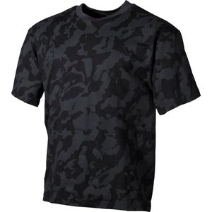 MFH US T-Shirt - korte mouw - Night camo - 170 g/m² - MAAT S