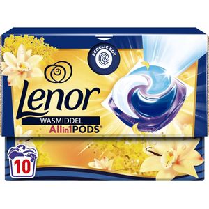 Lenor All-in-1 Pods La Selection Florale Wasmiddelcapsules Vanille & Mimosa 4x10 stuks
