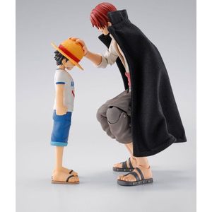 Bandai Tamashii Nations One Piece S.H.Figuarts Action Figure 2-Pack Shanks & Monkey D. Luffy Childhood Ver. Action Figuur
