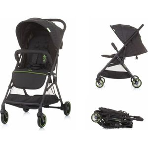 Chipolino Poppy Buggy - Ebony - Lichtgewicht aluminium frame - opvouwbare buggy