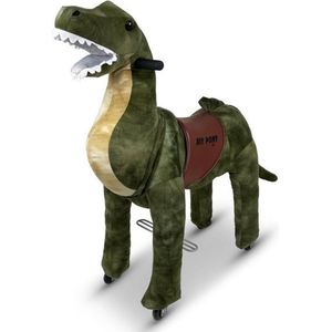 My Pony ROLLZONE - Rijdend speelgoed dino - 74 cm - Zithoogte 53 cm - Kinder Hobbelpaard