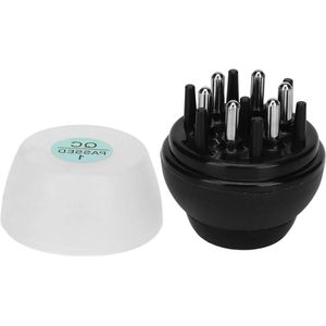 Scalp Massager Comb Root Applicator Bottle for Hair Oil Treatment - Essential Oil Head Massage Brush (Blue, 6 Pins, 1ml)