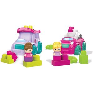 Mega Bloks Kleine Voertuig + Figuur Roze Assorti