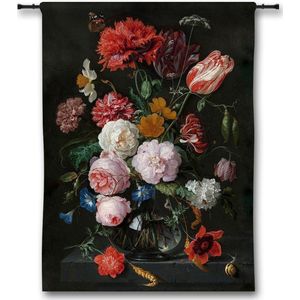 Wandkleed Stilleven met bloemen - Jan Davidsz. de Heem - 150x200 cm