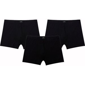 3 stuks Katoen grote maat heren boxershorts ( zwart ) 5XL