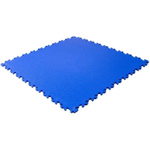 Rubbermagazijn | PVC kliktegel hamerslag - 7mm | 50x50cm | blauw | winkel | showroom | garage | prijs per stuk