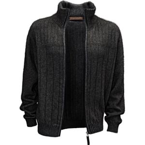 Possum Merino Lancaster 2 - Wollen Vest - Charcoal