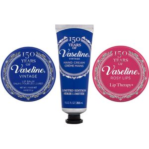 Vaseline Lippenbalsem & Handcreme Limited Edition 150 Years Geschenkset Vrouwen - Cadeau - Giftset Vrouw