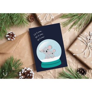 Kerstkaartjes - Let it snow, let it snow ...