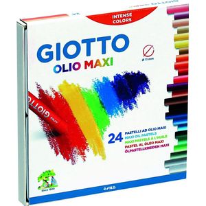 Giotto Oliepastel Set - 24 krijtjes