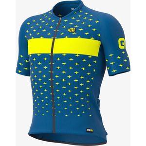 Ale Jersey Graphics PRR Stars Fietsshirt Heren - Grijs/Oranje - Maat L