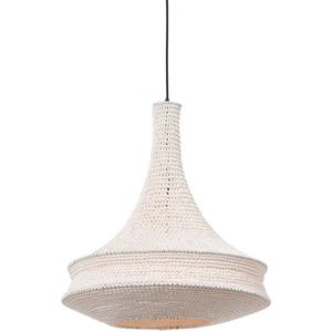 Anne Light and home hanglamp Marrakesch - wit - stof - 50 cm - E27 fitting - 3395W