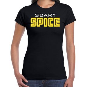 Bellatio Decorations spice girls t-shirt dames - scary spice - geel - carnaval/90s party themafeest S