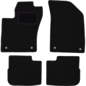 Zwarte veloursmatten voor: Fiat Tipo II sedan (2015-)