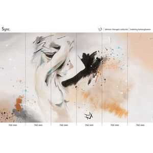 Sync | Miriam Vleugels - Behang - Back to basic - 450 cm breed - 265 cm hoog