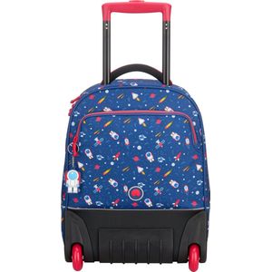 Delsey - Verticale Rugzaktrolley - 15.6 inch - Marineblauw