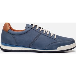 Van Lier Magnus Sneakers blauw Nubuck - Maat 44