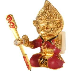 United Entertainment - Chinese Gelukspoppetjes - luchtverfrisser - autogeurtje - Goud / Rood