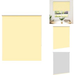 vidaXL Rolgordijn - Rolgordijnen - Dag- En Nachtgordijn - Verduisterend Rolgordijn - Rolgordijn verduisterend 120x175 cm stofbreedte 116,6 cm geel