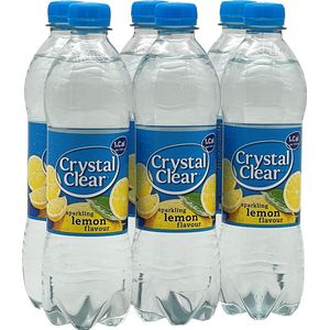 Crystal Clear - Sparkling Lemon - 6 x 0,5 liter