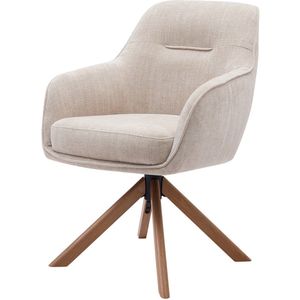Avola - Eetkamerstoel - Linen - Chenille - Draaibaar