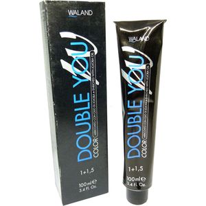 Waland Double You Color Haarkleuring Creme Permanent 100ml - 04.5 Mahogany Brown / Mahagoni Braun