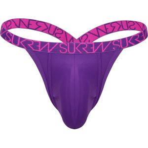 SUKREW Bubble Thong Tyrian Purple - MAAT S - Heren Ondergoed - String voor Man - Mannen Thong
