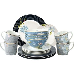 Laura Ashley Heritage Collectables Serviesset 4 persoons - 16 Delig