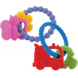 Nuby Bijtring Junior 19,6 Cm Siliconen Blauw