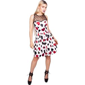 Jawbreaker - Hearts desire Korte jurk - XS - Beige