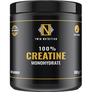 Twin Nutrition - Creatine Monohydraat - 500 gr - Neutraal - Microfijn - 500 gram