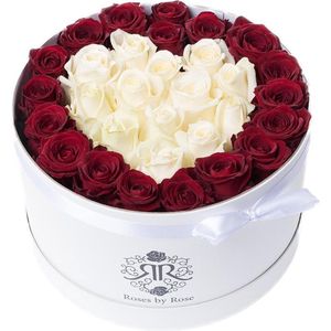 Hart Rozen - Sweet Love Flowerbox - XL - verse rozen