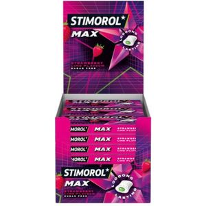 Stimorol | Max | Splash Strawberry Lime | 21 pakjes