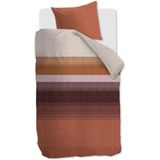 Beddinghouse Bruno dekbedovertrek - Eenpersoons - 140x200/220 - Steenrood