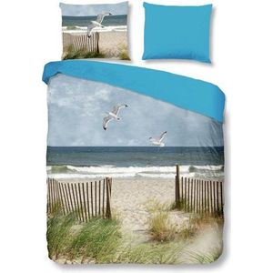 Snoozing Beach - Dekbedovertrek - Lits-jumeaux - 260x200/220 cm + 2 kussenslopen 60x70 cm - Multi kleur